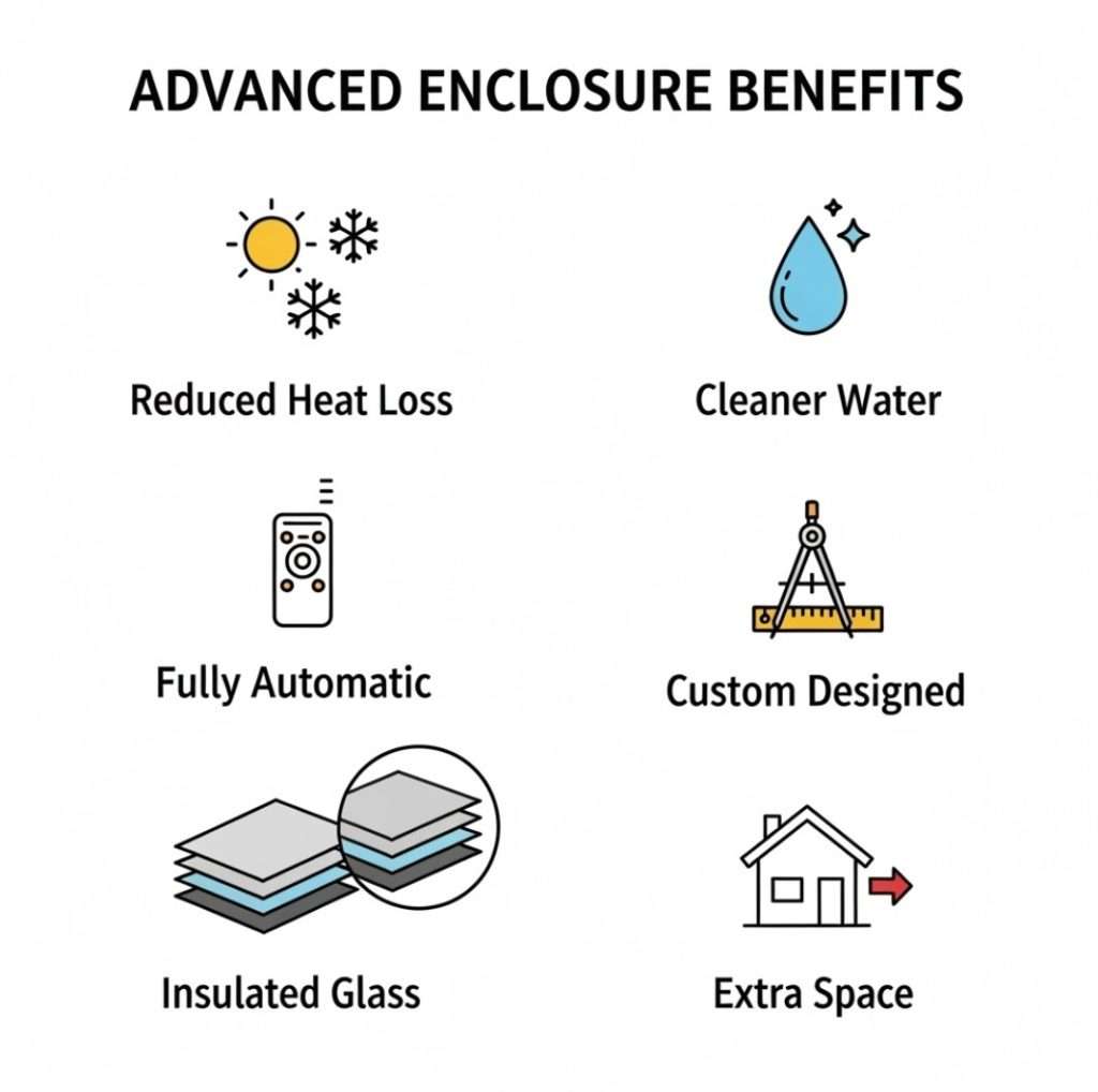 pool enclosure benefits